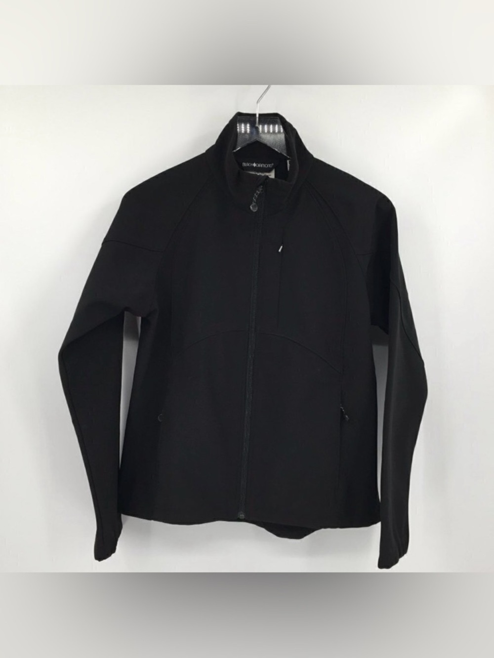 Black Diamond fleece lined zipper jacket ski lighter weight woman Small